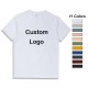 Prime Quality Customized Tees Heavy Weight Oversized Tshirts Tees Men White Shirt Plain Custom Logo For 280gsm T Shirts